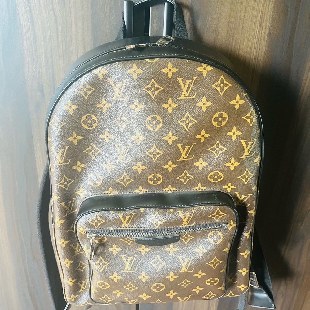 Luxury Brown Monogram Backpack - Picture 3 of 8